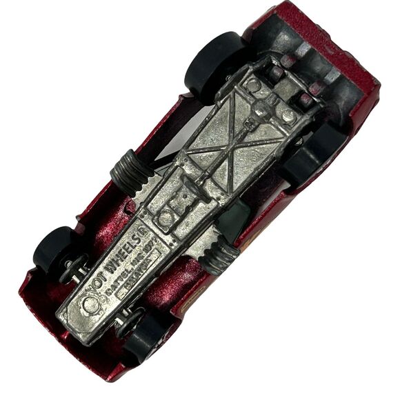 Pontiac Firebird Hot Wheels Funny Car Diecast Car Trans Am Red Vintage Vehicle - Picture 8 of 9